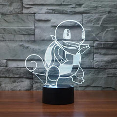 Color Changing Pokemon 3D Lamp Color Changing Pokemon 3D Lamp