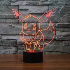 Color Changing Pokemon 3D Lamp Color Changing Pokemon 3D Lamp