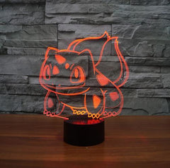 Color Changing Pokemon 3D Lamp Color Changing Pokemon 3D Lamp