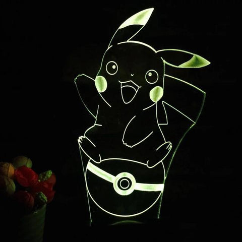 Color Changing Pokemon 3D Lamp