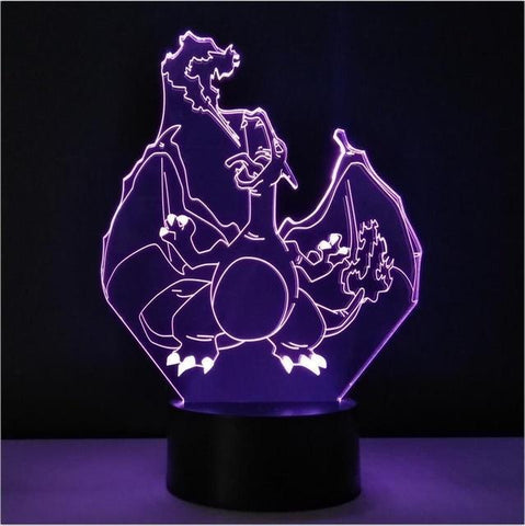 Color Changing Pokemon 3D Lamp
