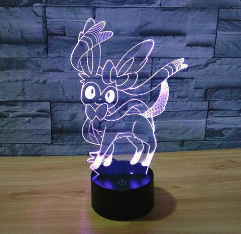 Color Changing Pokemon 3D Lamp