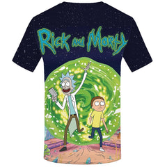 Rick And Morty 3D T-Shirt Rick And Morty 3D T-Shirt