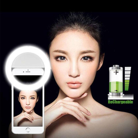 Ring Selfie Light Smartphone Camera Flashlight