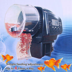Digital LCD Automatic Aquarium Fish Feeder Timer Food